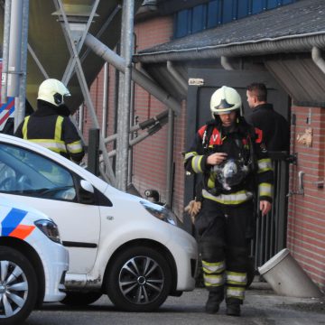 Brand in varkensstal snel geblust