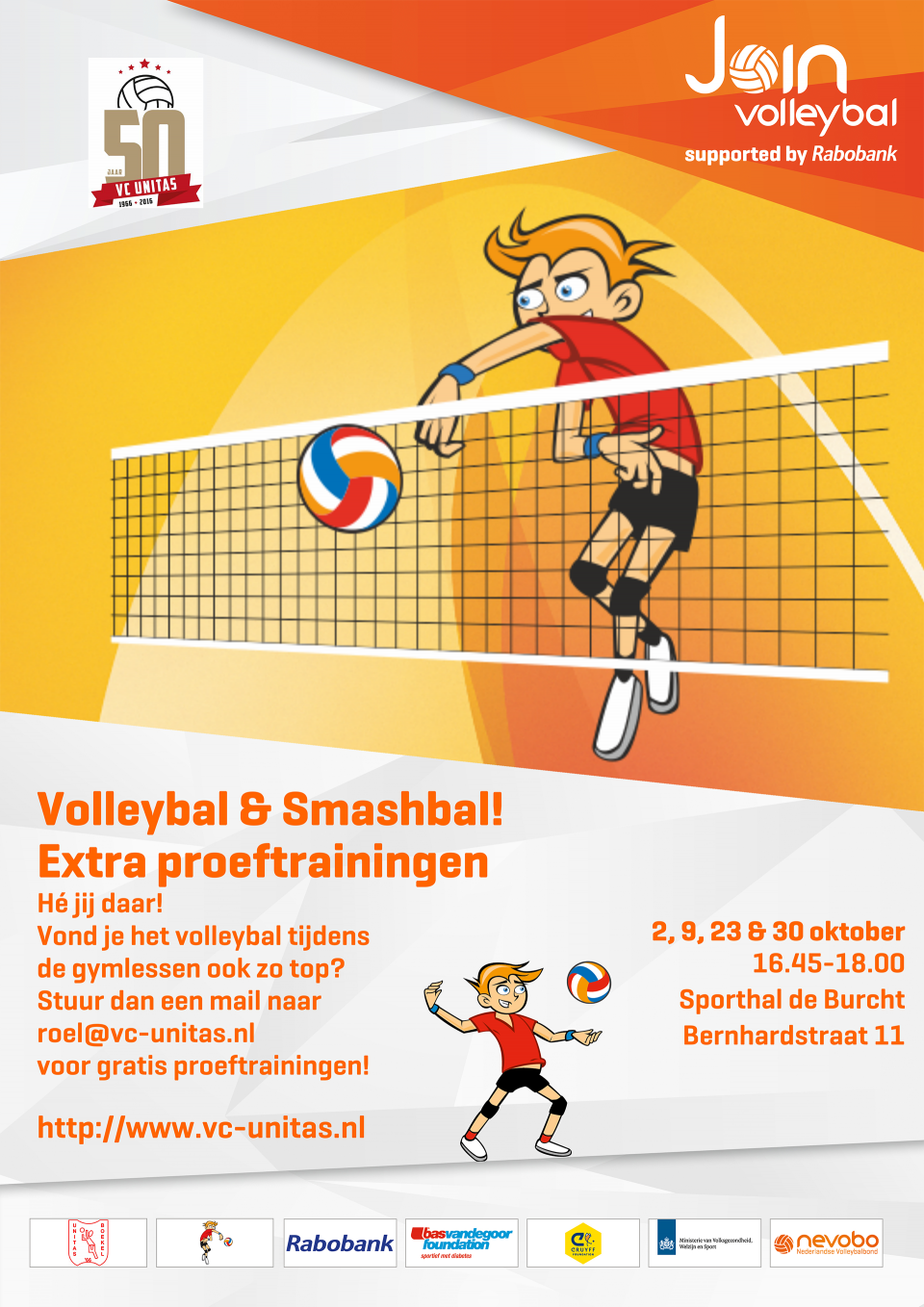 Extra proeftraining Smashbal & Volleybal