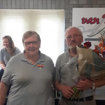 Annie Janssen- Hanegraaf Lid in De Orde van Oranje Nassau