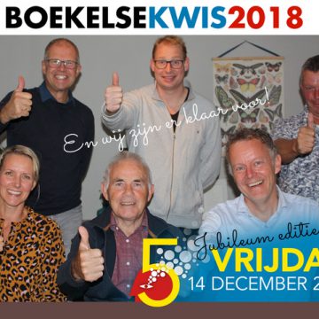 Laatste dag inschrijven Boekelse Kwis