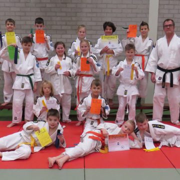 Diploma-uitreiking Judoclub