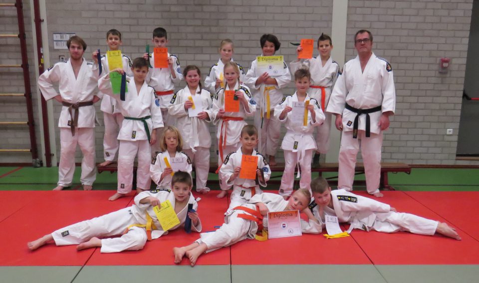 Diploma-uitreiking Judoclub