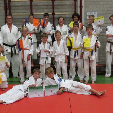 Diploma uitreiking Judoclub Boekel