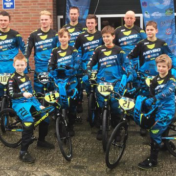Drie kampioenen van het Talent BMX Team in BMX Zuid Competitie