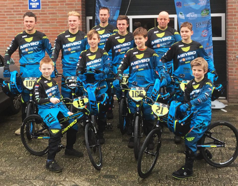 Drie kampioenen van het Talent BMX Team in BMX Zuid Competitie