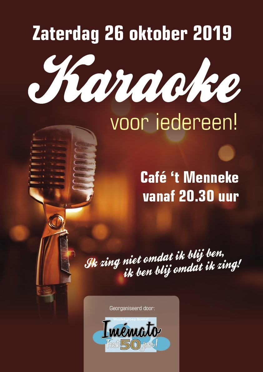 Karoakeavond Muziekgroep Imémato