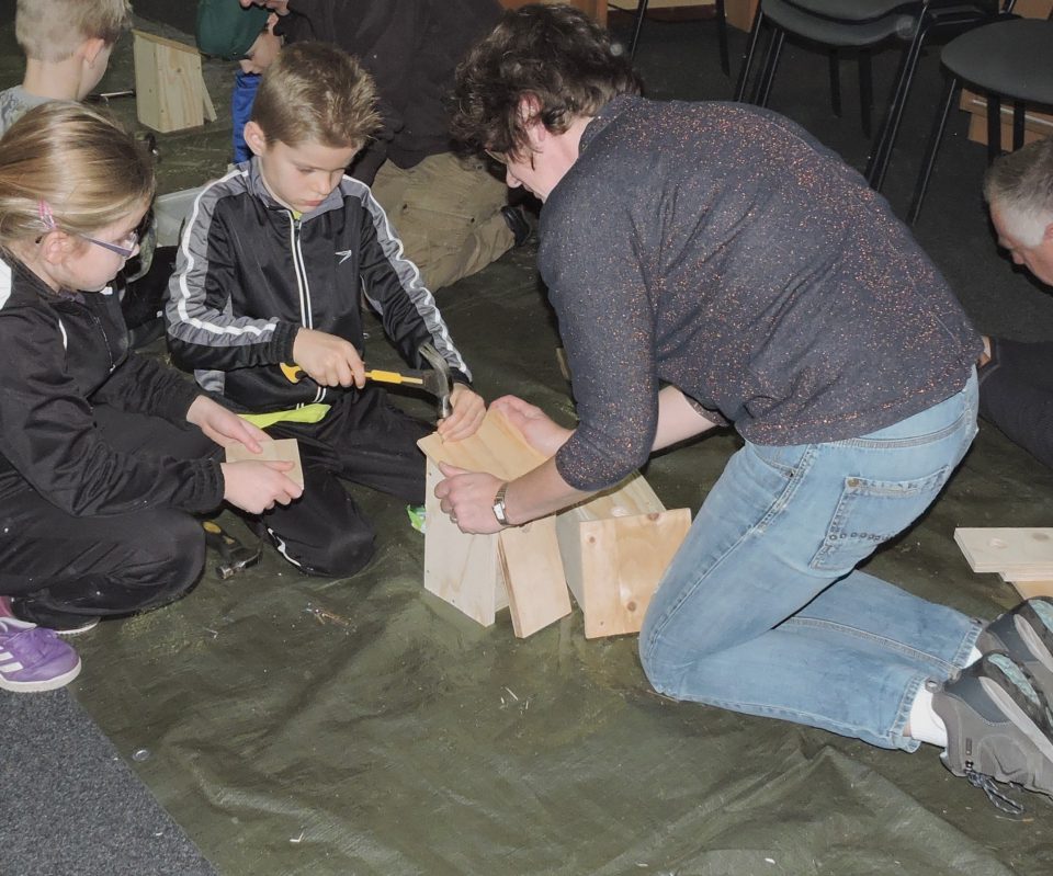 Nestkasten en voederstammen