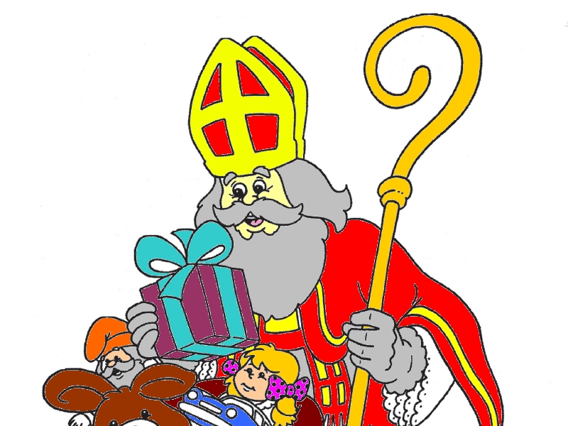 Kleurwedstrijd Sinterklaas intocht 2019