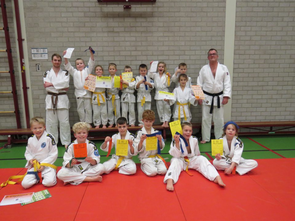 Diploma-uitreiking Judoclub Boekel