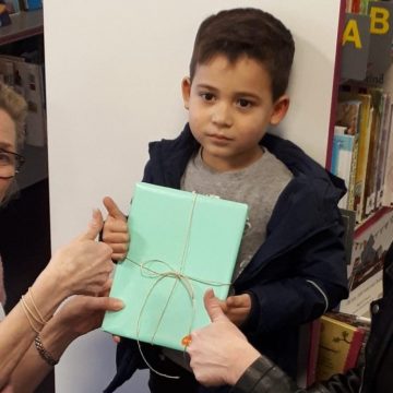 Winnaar peuterquiz Bibliotheek Boekel