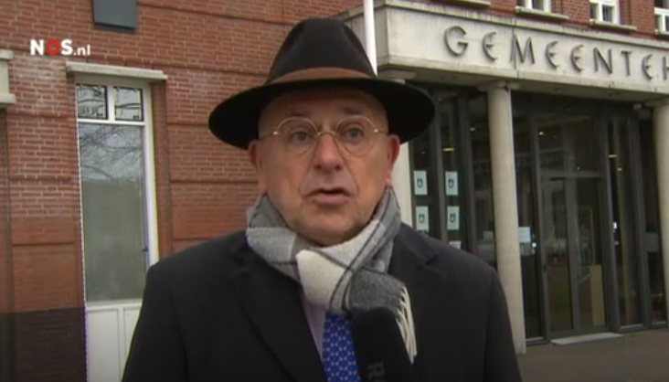 Burgemeester Pierre Bos bij NOS journaal 20 maart