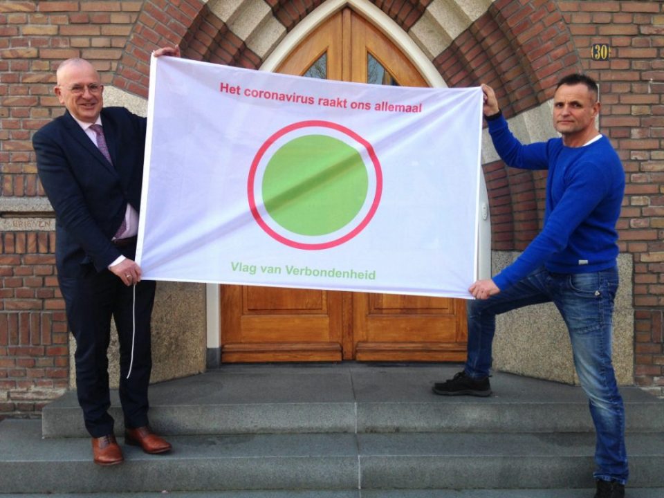 Vlag van verbondenheid in Boekel