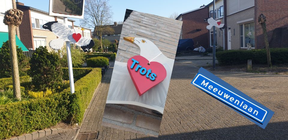 Buurtactie Meeuwenlaan voor medewerkers uit de zorg