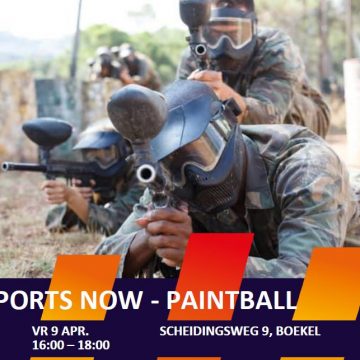 Paintball activiteit voor jeugd 13 t/ 18 jaar uit Boekel en Venhorst!