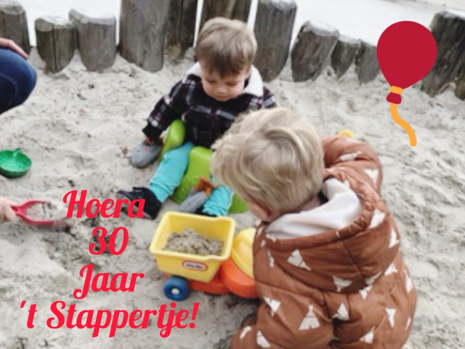 Kinderdagverblijf ’t Stappertje 30 jaar!