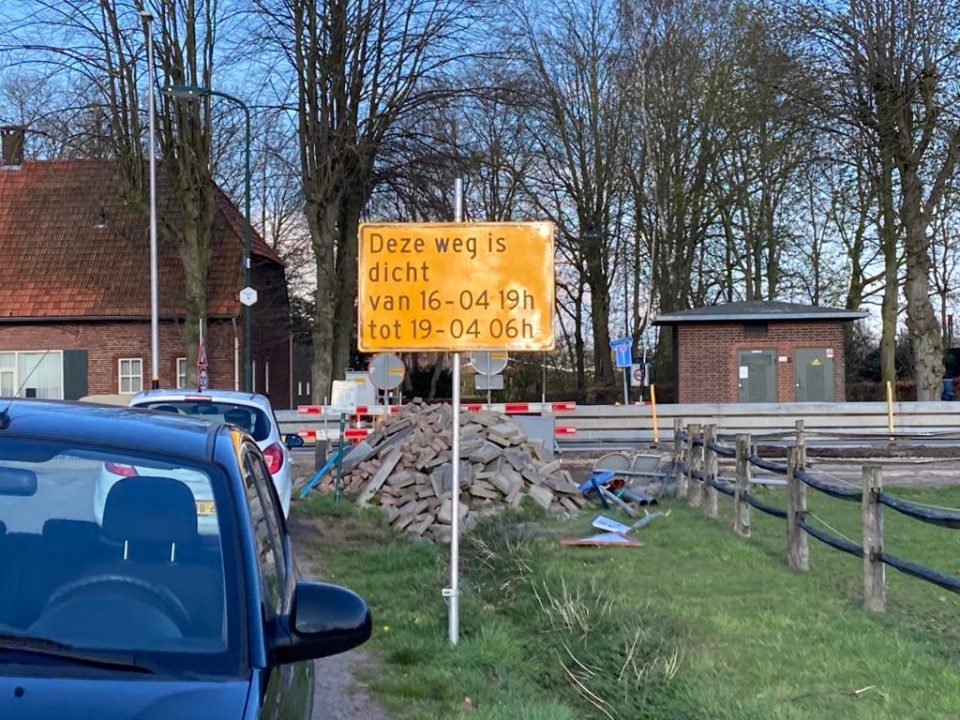 Weekendafsluiting N605 Volkelseweg t.h.v. Molenwijk