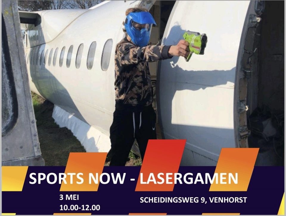 SPORTS NOW organiseert: LASERGAMEN