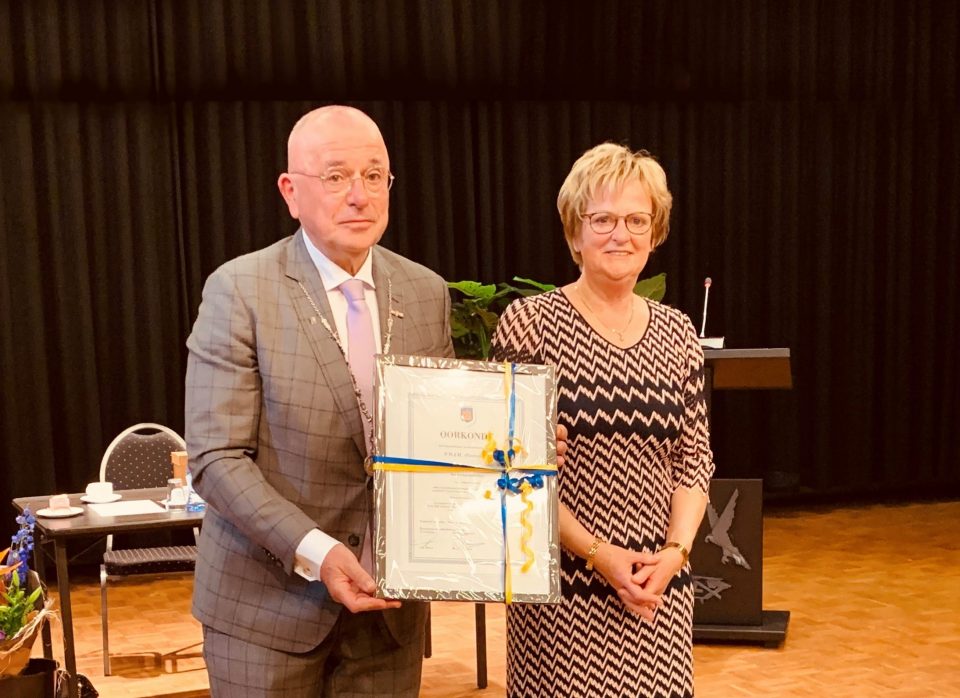 Officieel afscheid burgemeester Pierre Bos