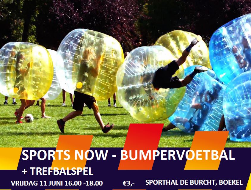 SportsNow: Bumpervoetbal voor jeugd 13 t/m 18 jaar
