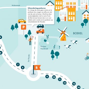 Rondje randweg Boekel met speurtocht