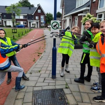 Prikken door groep 6a KC Octopus