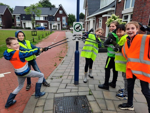 Prikken door groep 6a KC Octopus