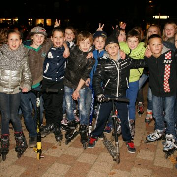 Discoskaten op het Sint Agathaplein
