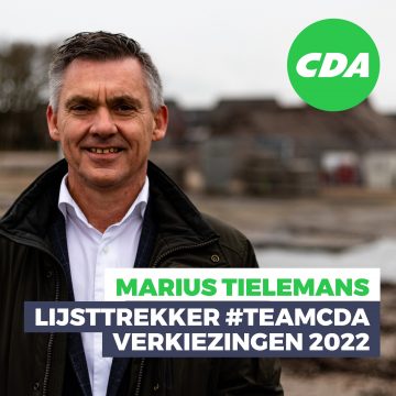 Marius Tielemans gekozen tot lijsttrekker CDA Boekel-Venhorst