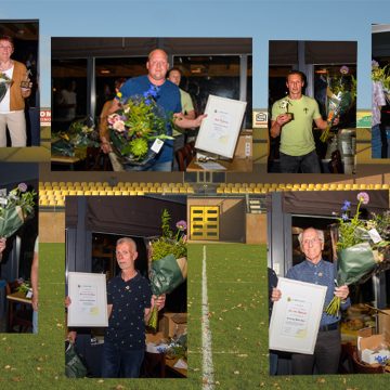 Vrijwilliger van het jaar en twee ereleden benoemd op vrijwilligersavond