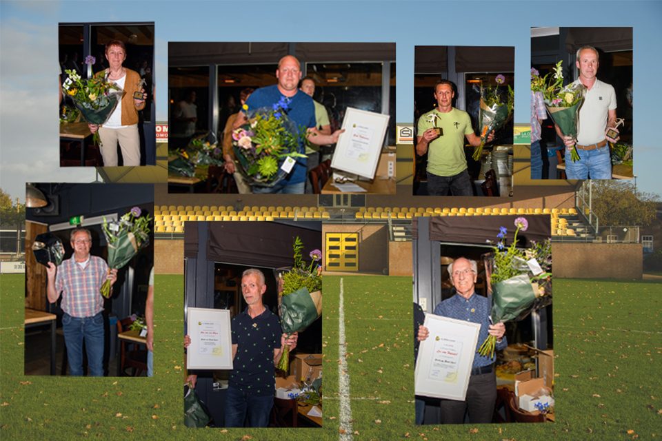 Vrijwilliger van het jaar en twee ereleden benoemd op vrijwilligersavond