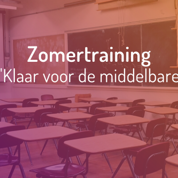 Zomertraining ‘Klaar voor de middelbare’