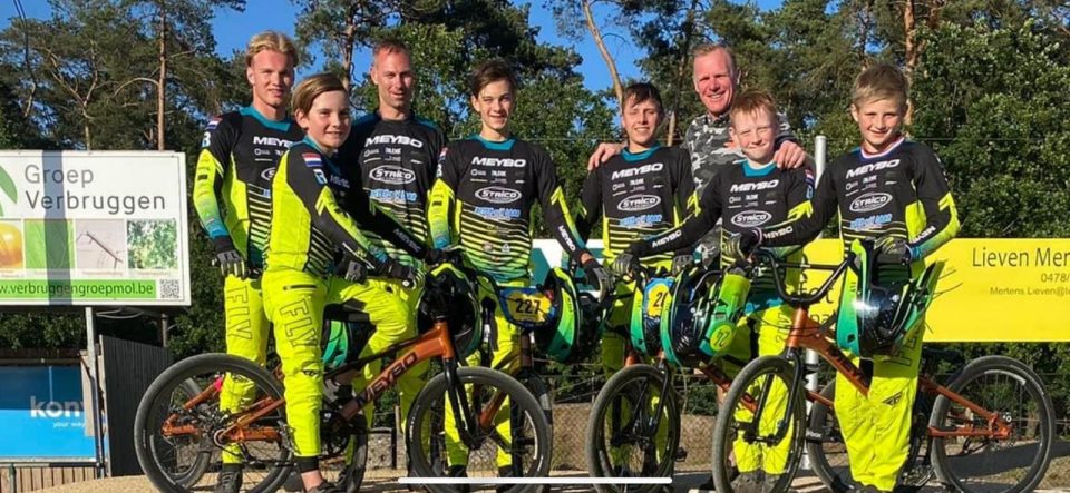 Talent BMX Team uit Handel neemt deel aan Europese kampioenschap BMX in Dessel (België)