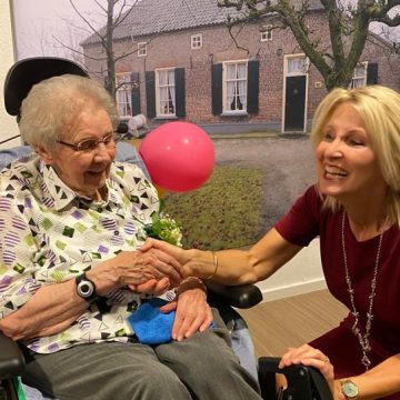 Bankje ter ere van de 100-jarige mevrouw Tielemans-Bouw