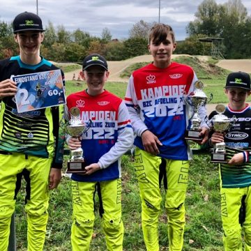 Talent BMX Team uit Handel in BMX Zuid Competitie.