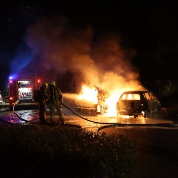 Nachtelijke autobranden Hoogveld
