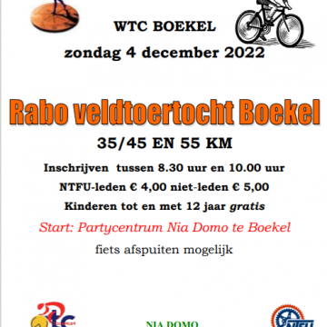 ATB tocht Boekel  Zondag 4 December