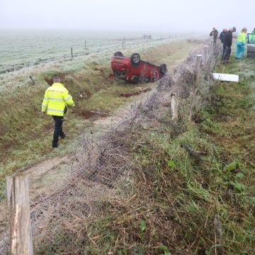 Eenzijdig ongeval rondweg Boekel