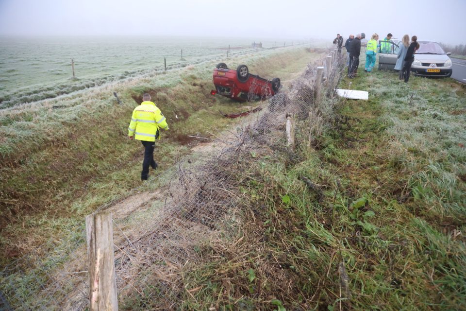 Eenzijdig ongeval rondweg Boekel