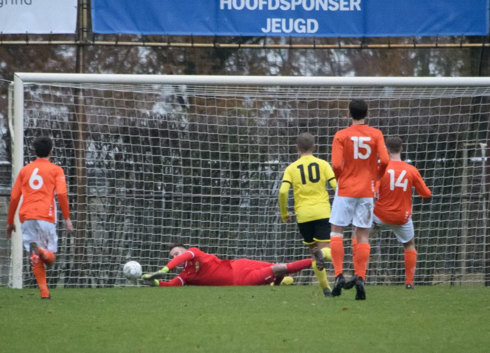 v.v. Boekel Sport 1 winnend de winterstop in