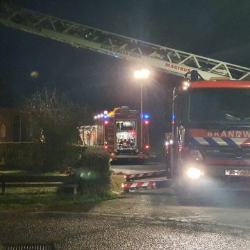 Schoorsteenbrand met vonkenregen Arendnest Boekel