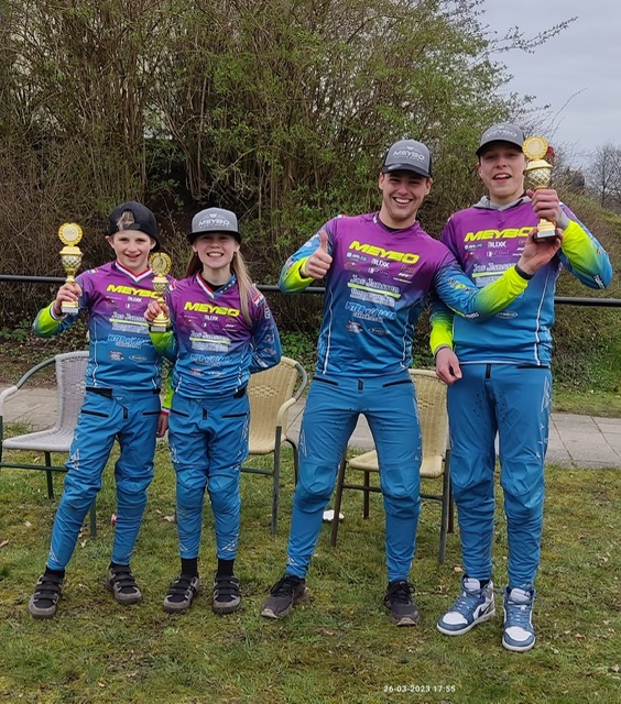 Nederlands Kampioenschap fietscross voor Clubs in Raalte op 26 maart 2023