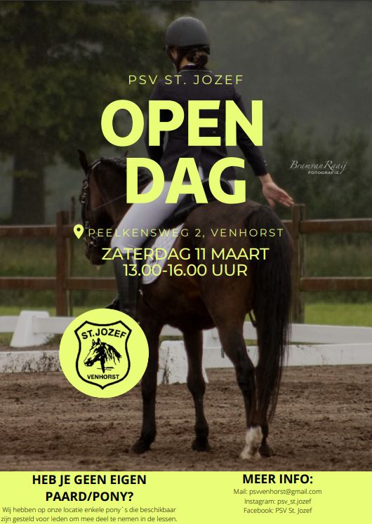 Open dag psv St. Jozef