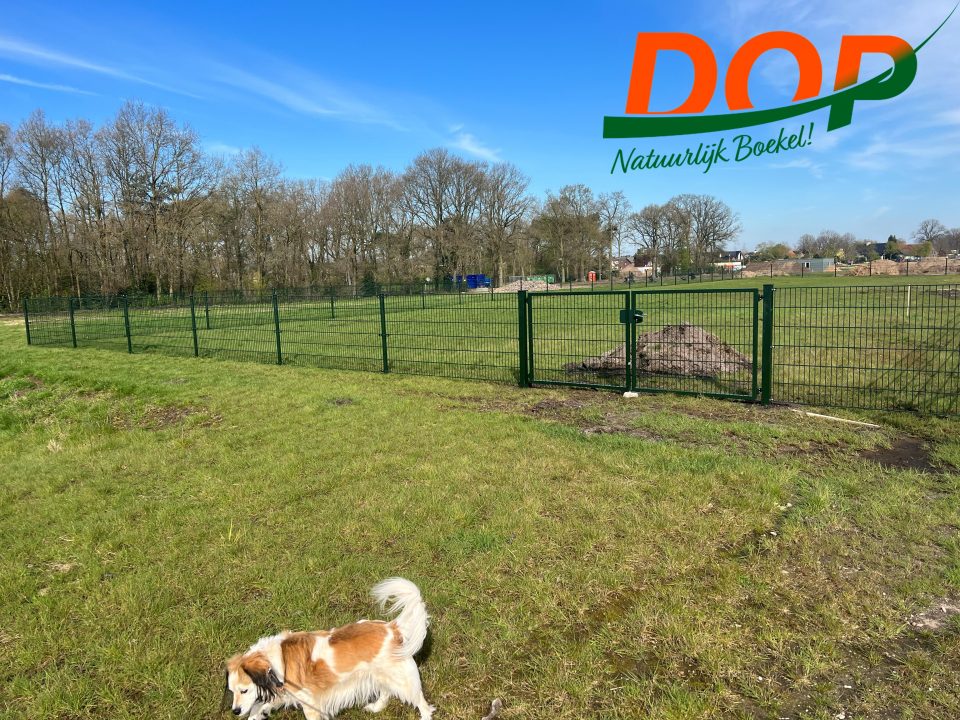 Hondenspeelveldje bijna geopend