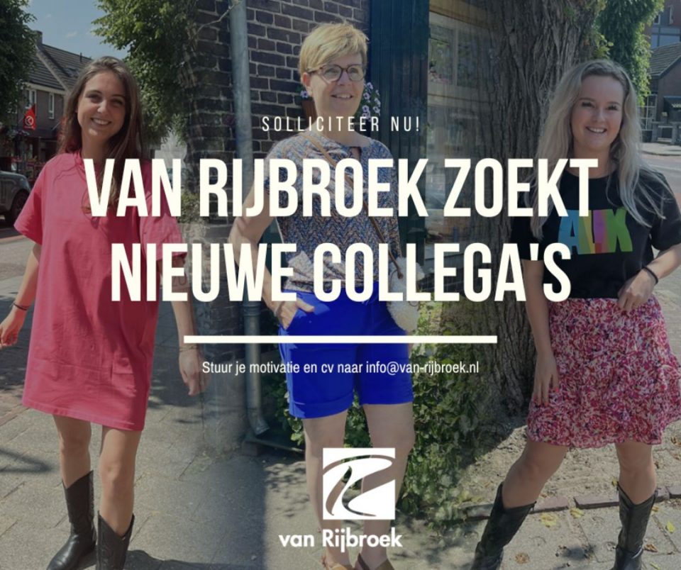 Van Rijbroek zoekt storemanager