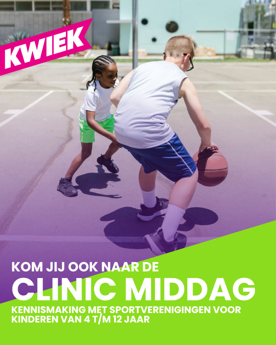 Gratis sportclinics op woensdag 20 september!
