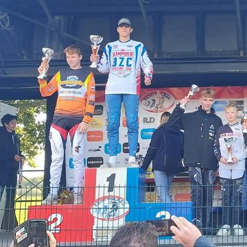 Sven Pennings van het Talent BMX Team kampioen van Zuid Nederland