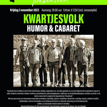 Theater De Horst presenteert: Kwartjesvolk