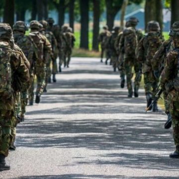 Militaire oefening in de gemeente Boekel