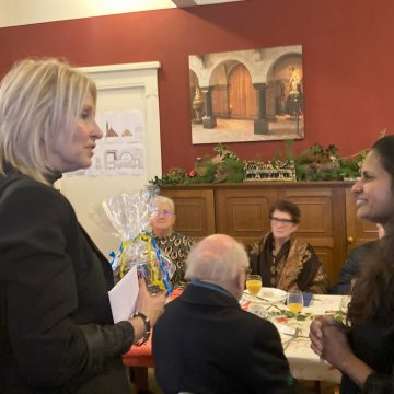 Kerstlunch van Sunitha was hartverwarmend