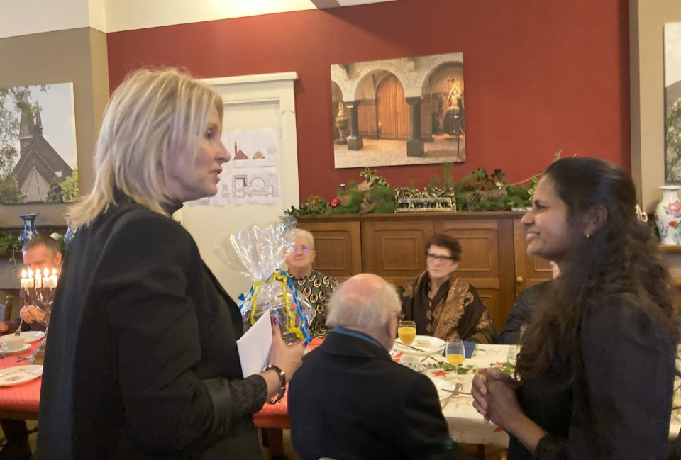 Kerstlunch van Sunitha was hartverwarmend